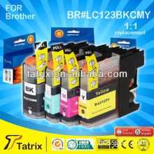 For Brother B-LC123 with chip Compatible ink Cartridge with factory price for Brother with 2 Years Warranty